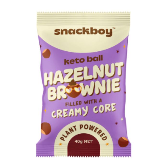 Snackboy, Keto Ball Hazelnut Brownie 40g