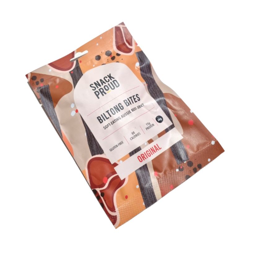 Snack Proud, Grassfed Jerky, Original, 30g