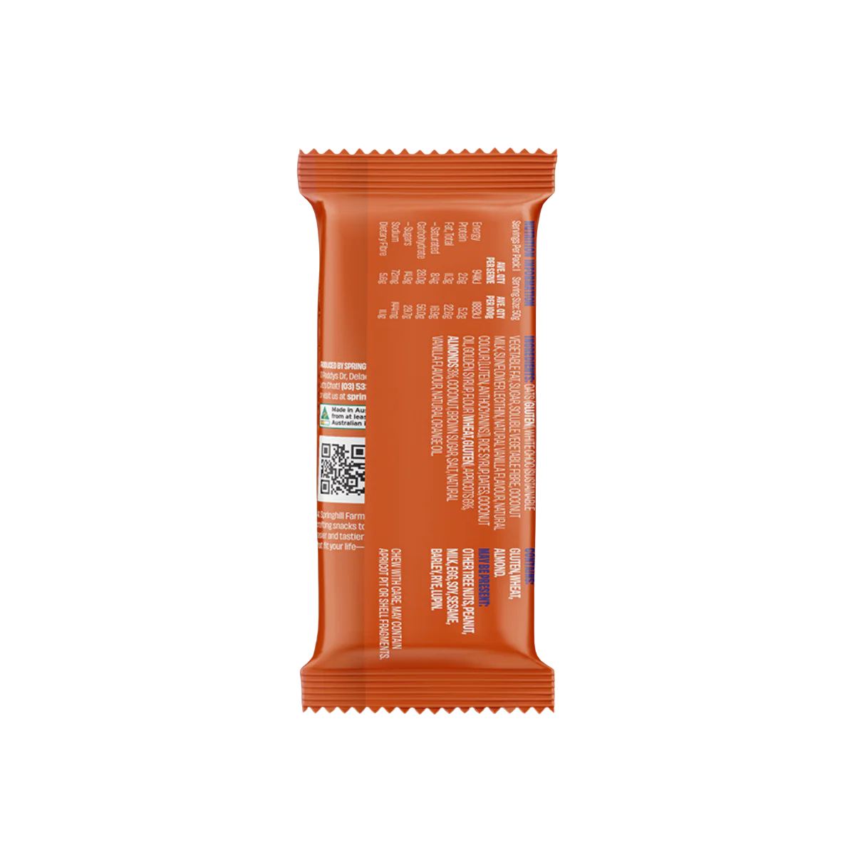 Springhill Farm, Apricot & Almond Slice 25g