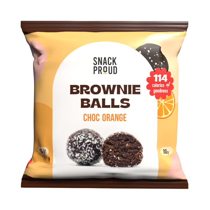 Snack Proud, Brownie Ball Choc Orange