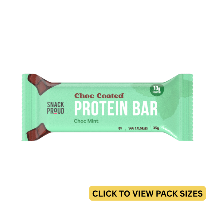 Snack Proud, Choc Coated Protein Bar Choc Mint