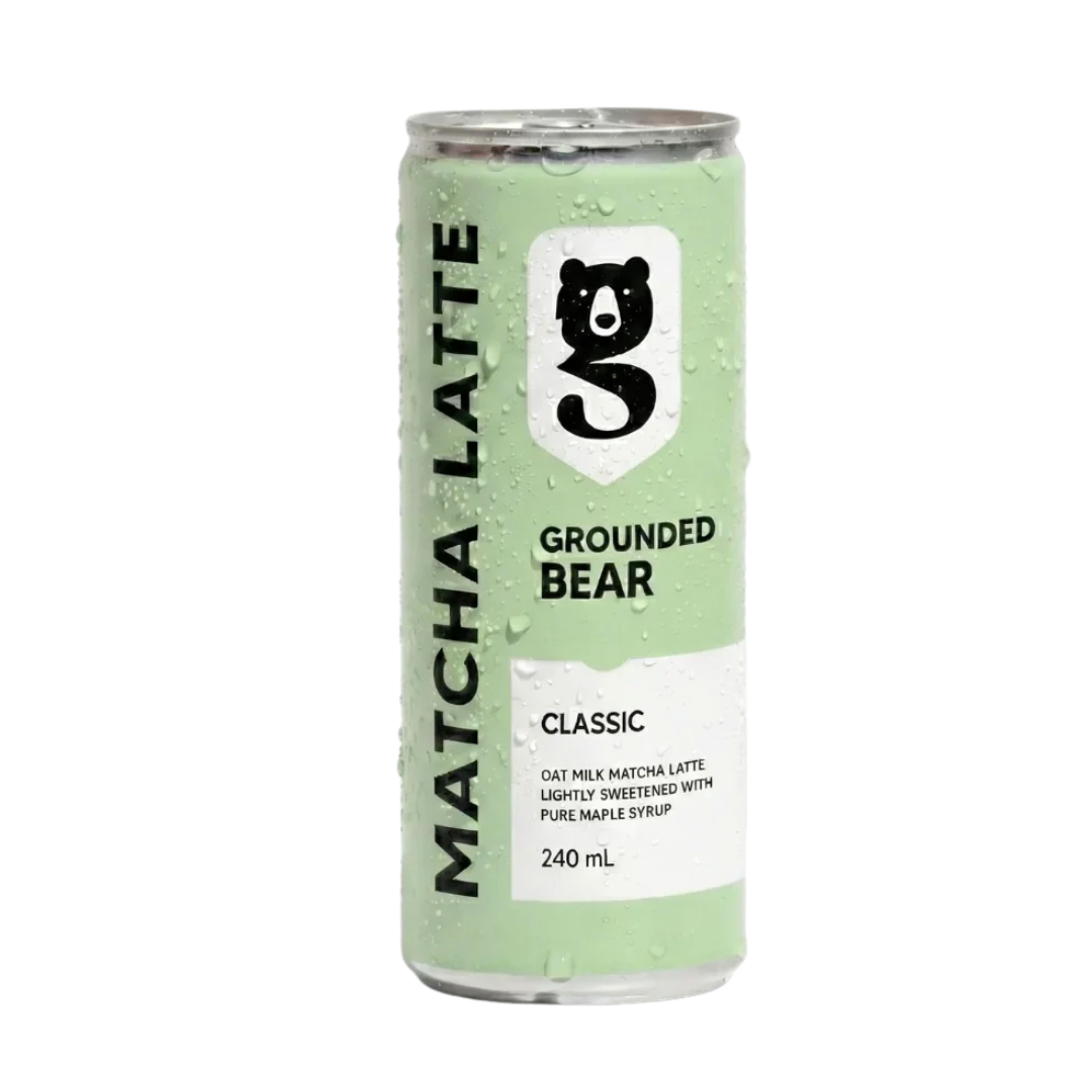Grounded Bear, Classic Matcha 12 x 240ml