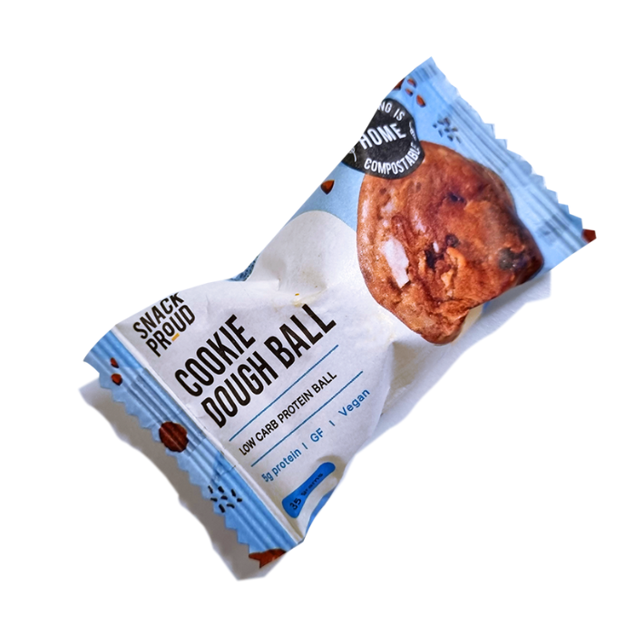 Snack Proud, Low Carb Protein Ball, Cookie Dough