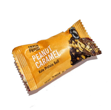 Snack Proud, Protein Ball, Peanut Caramel 150 x 35g