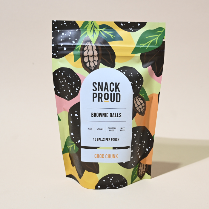 Snack Proud, Chocolate Brownie Balls Pouch, 200g