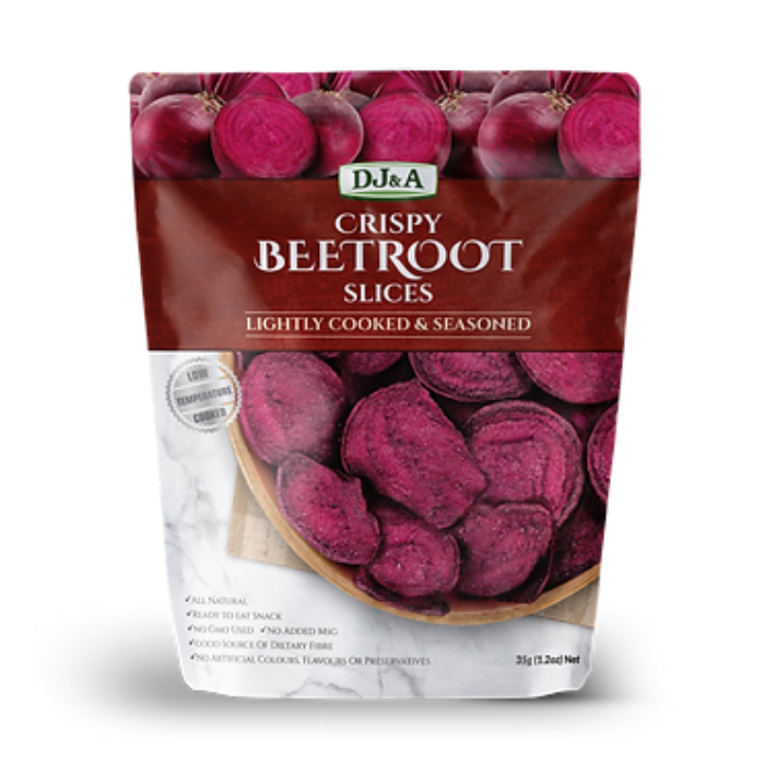 DJ&A, Vege Chips, Beetroot, 35g - 10Pack