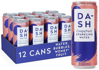 Dash, Sparkling Water, Grapefruit 12 x 330ml