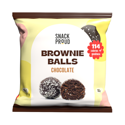 Snack Proud, Brownie Balls Chocolate