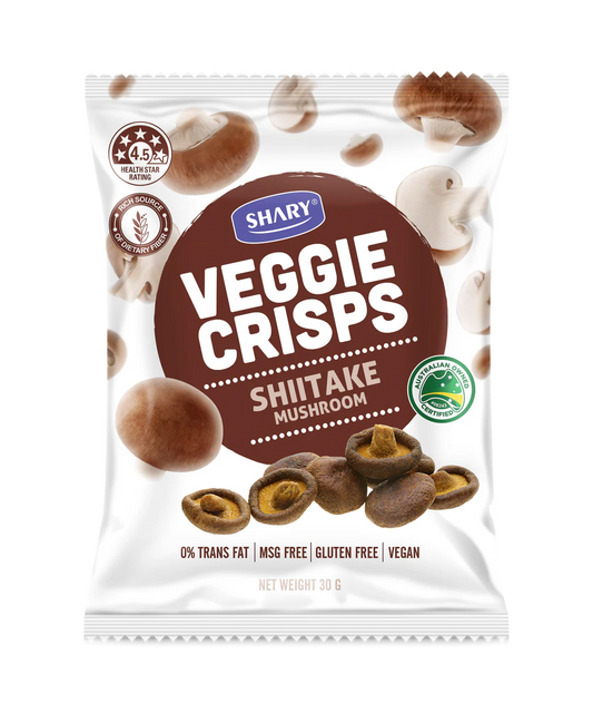 Shary, Veggie Crisps Shitake Mushroom 30g