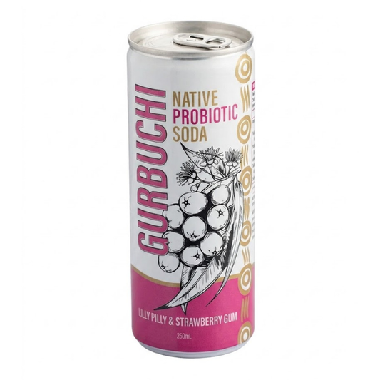 Gurbuchi Functional Soda Lilly Pilly & Strawberry Gum 24 x 250ml