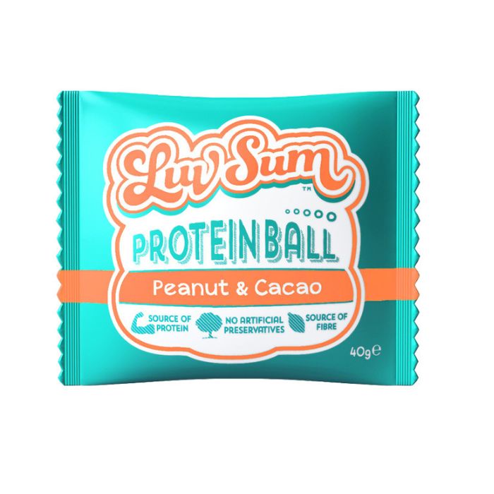 LuvSum, Protein Ball Peanut Cacao 12 x 42g