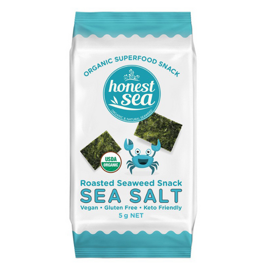 Honest Sea, Seaweed, Sea Salt, 6 x 5g