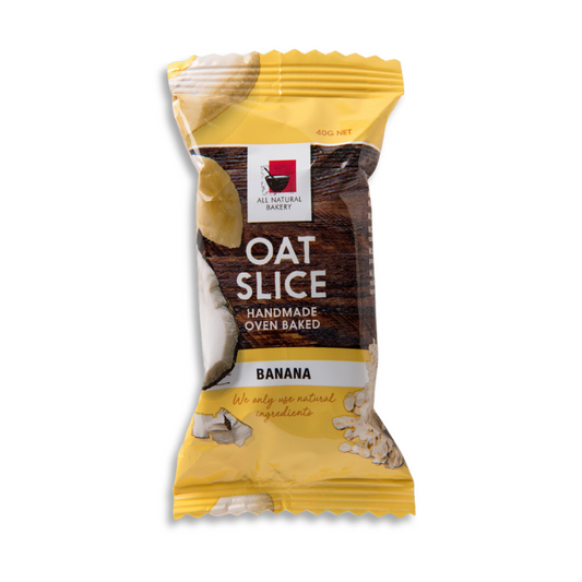 All Natural Bakery, Oat Slice Banana 40g