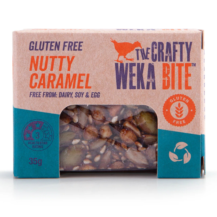 Crafty Weka Bite, Nutty Caramel GF, 35g