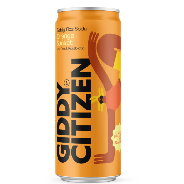 Giddy Citizen, Soda Orange Sunset 12 x 330ml