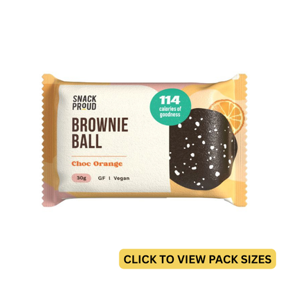 Snack Proud, Brownie Ball Choc Orange, 30g