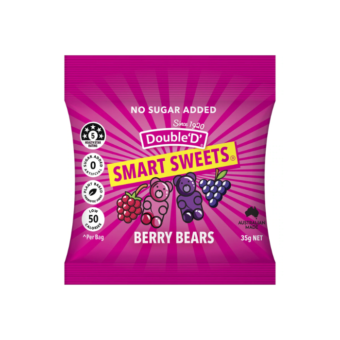 Double D, Smart Sweets Berry Bears 35g