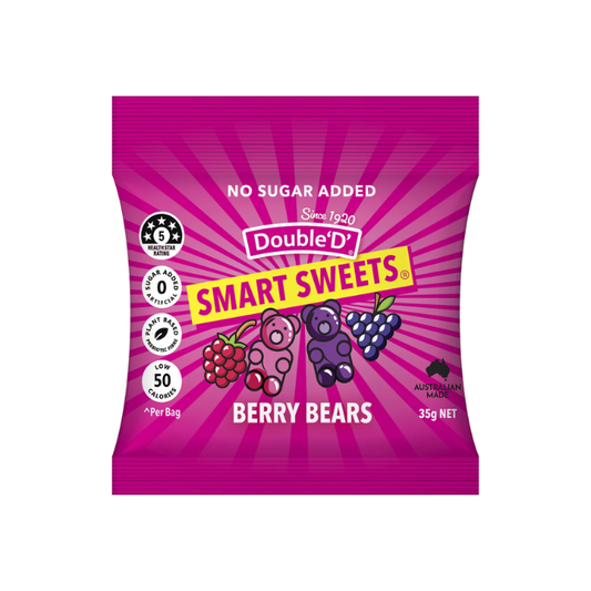 Double D, Smart Sweets Berry Bears 35g