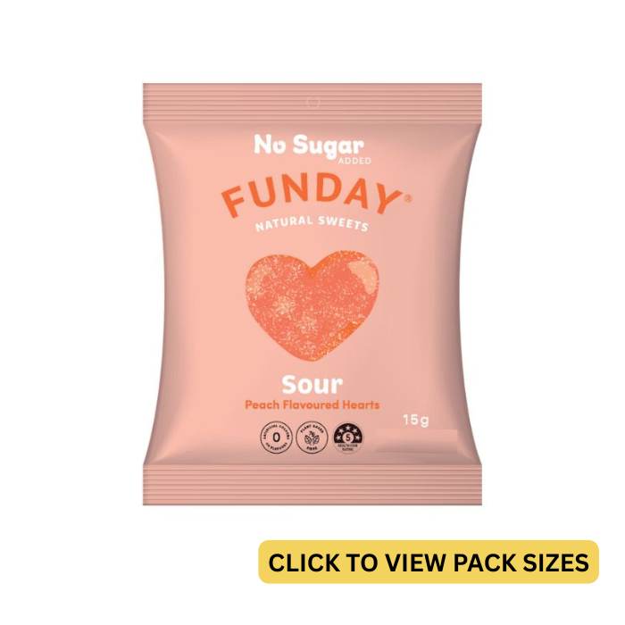 Funday - Natural Sweets Mini Sour Peach