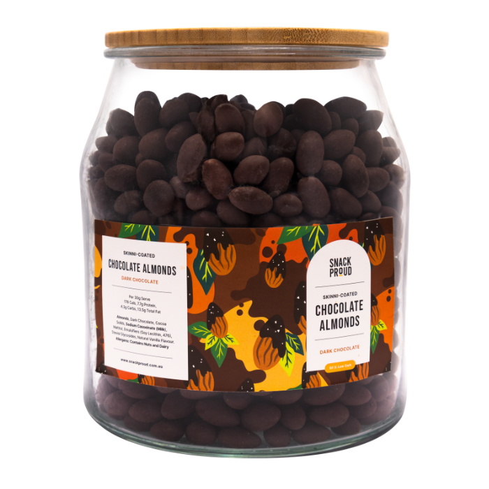 Foodservice - Dark Choc Skinni Almonds, 1kg