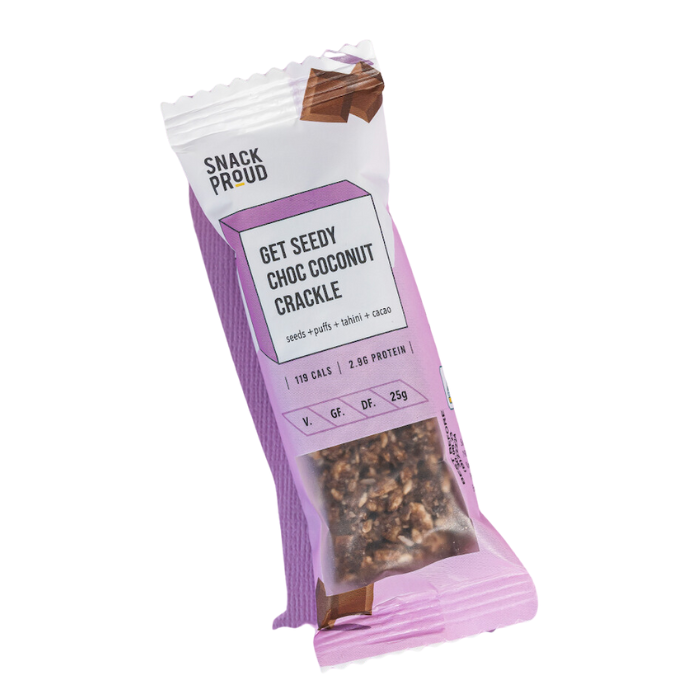 Snack Proud - Get Seedy Bar, Choc Coconut Crackle, 25g