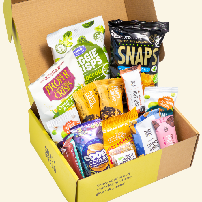 Assorted gluten-free snack gift box for office or home