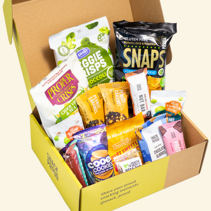 Assorted gluten-free snack gift box for office or home