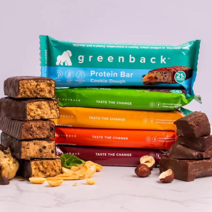Greenback - Plant-based Mixed Protein Bars, 50g - 12pack