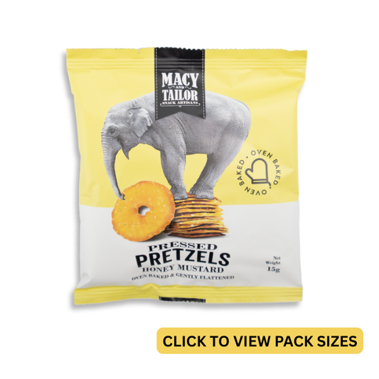 Macy & Tailor, Pressed Pretzel Honey & Mustard