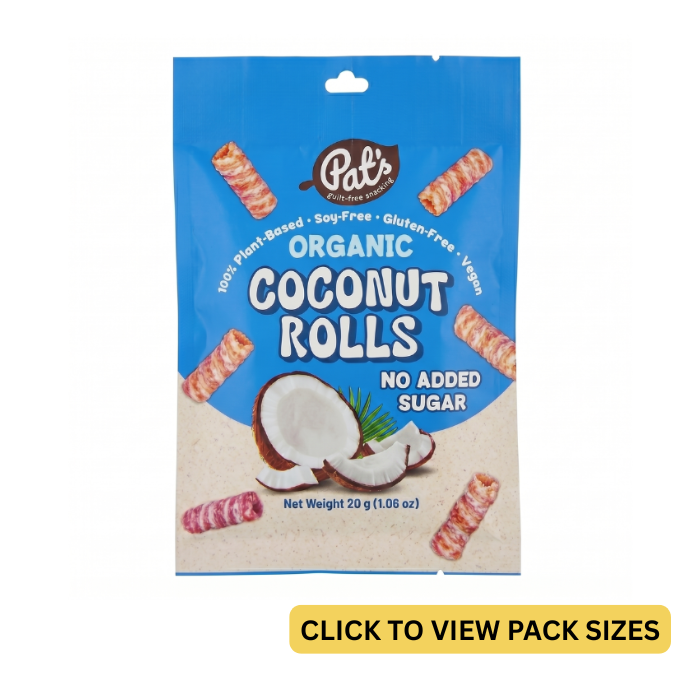 Pat's Snacks, Coconut Rolls (No Added Sugar)