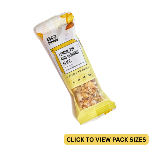 Snack Proud, Lemon Fig and Almond Nut Bar, 35g