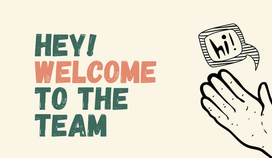 Welcome to the Team.