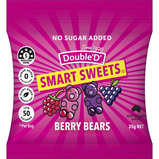 Double D, Smart Sweets Berry Bears 35g