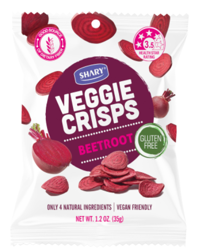 Shary, Veggie Crisps Beetroot 35g