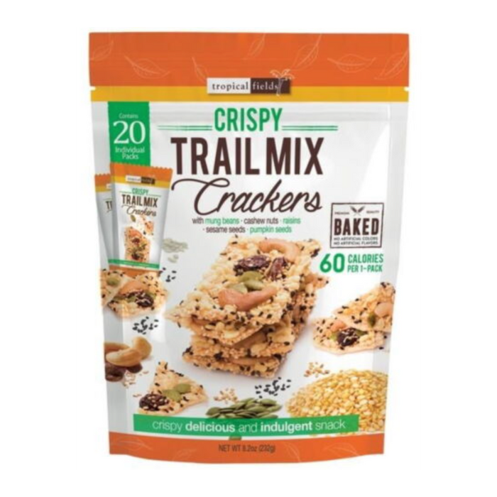 Tropical Fields, Crispy Trail Mix Crackers, 13.1g - 30 Pack