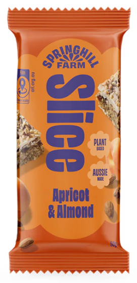Springhill Farm, Apricot & Almond Slice 25g