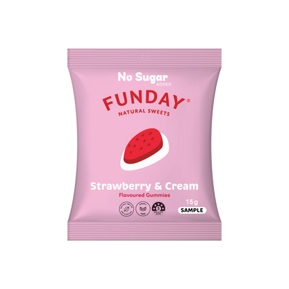 Funday - Natural Sweets Mini Strawberry & Cream