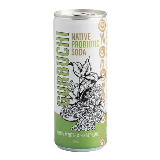 Gurbuchi Functional Soda Lemon Myrtle & Finger Lime 24 x 250ml