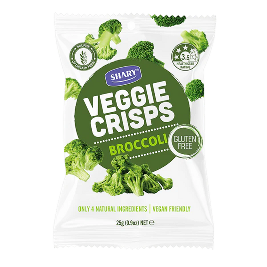 Shary, Veggie Crisps Broccoli 12 x 25g