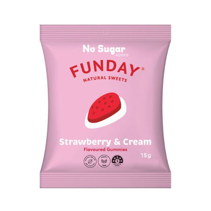 Funday - Natural Sweets Mini Strawberry & Cream