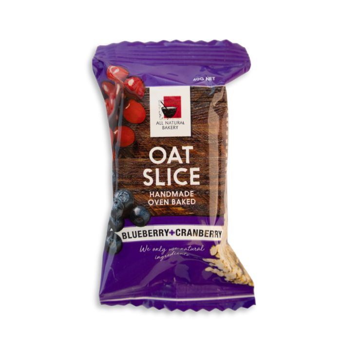 All Natural Bakery, Oat Slice Blueberry & Cranberry