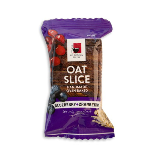 All Natural Bakery, Oat Slice Blueberry & Cranberry