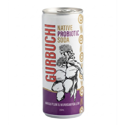 Gurbuchi Functional Soda Kakadu Plum & Wurrganyga Leaf 24 x 250ml