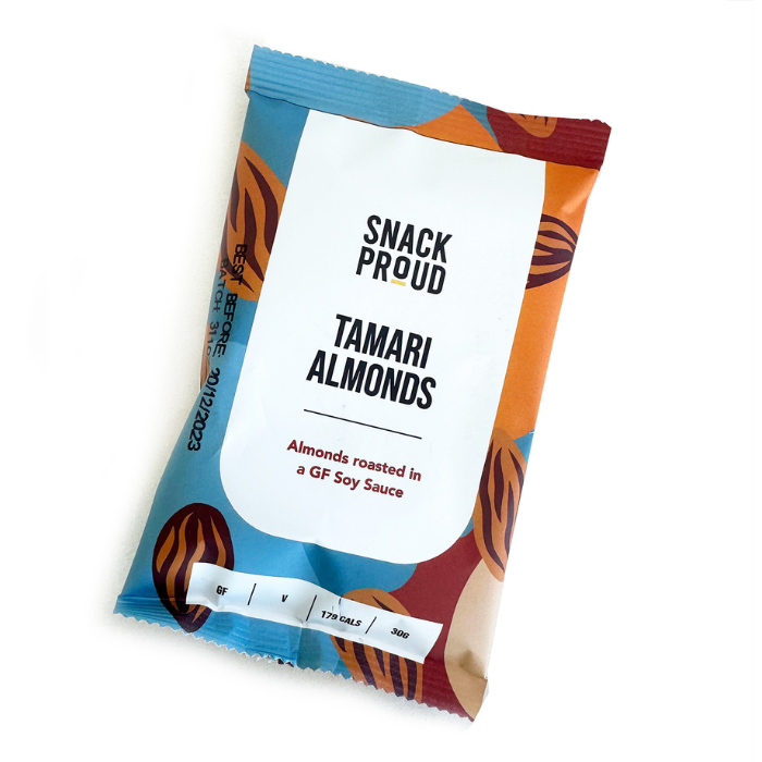 Snack Proud,Tamari Almonds, 10 x 30g