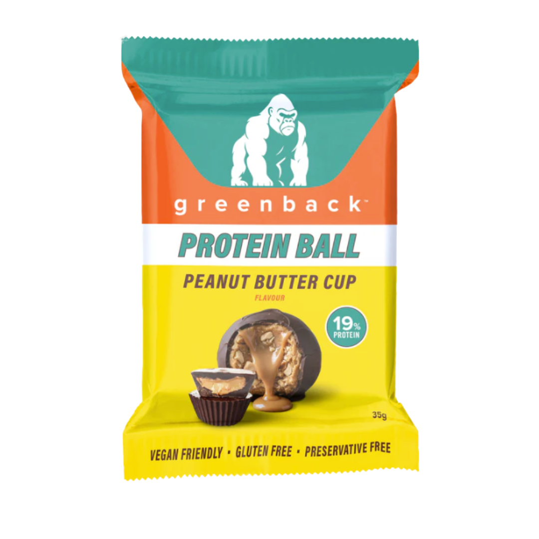 Greenback, Protein Ball Peanut Butter 12 x 50g
