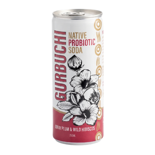 Gurbuchi Functional Soda Ooray Plum & Wild Hibiscus 24 x 250ml