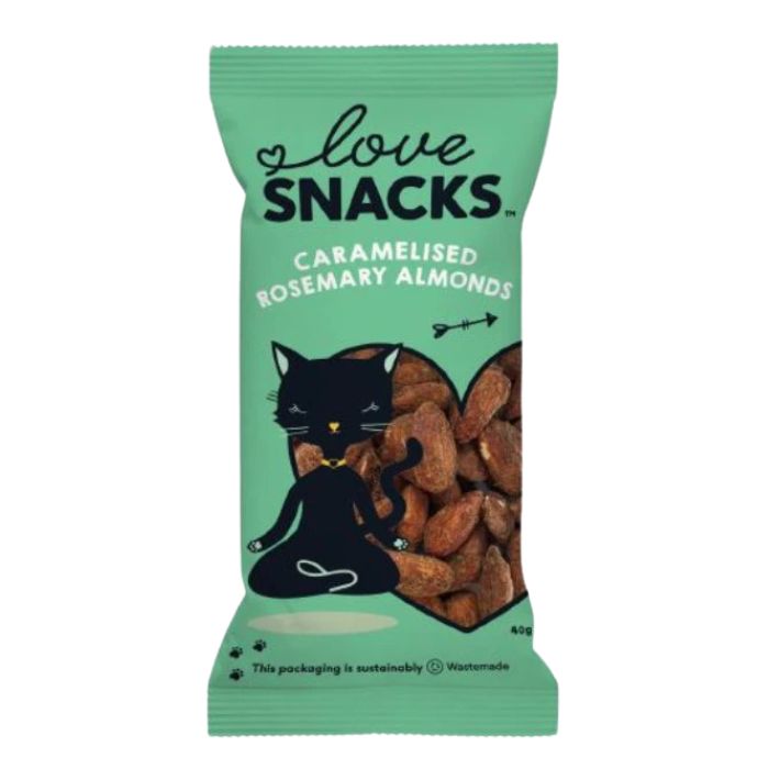 Love Snacks, Caramelised Rosemary Almonds