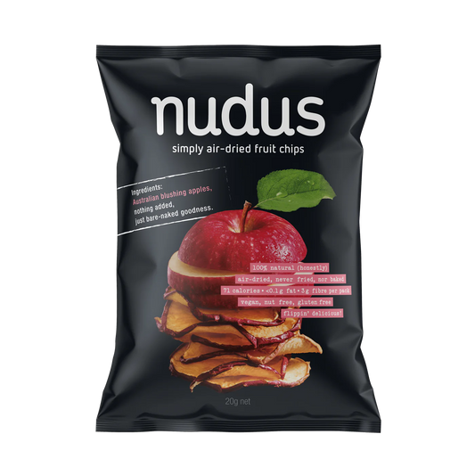 Nudus - Apple Chips, 20g - 12 PACK