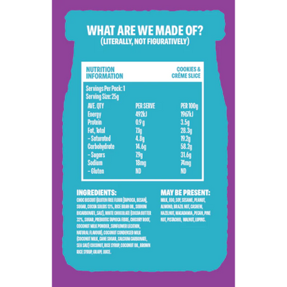 Springhill Farm, Cookies & Cream Bite Slice, 28g - 10Pack