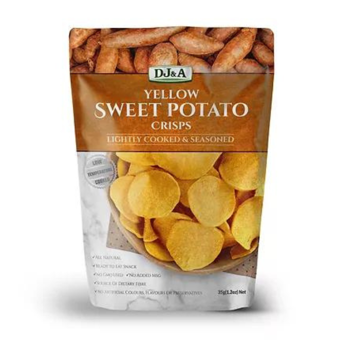 DJ&A, Vege Chips, Sweet Potato, 35g - 10Pack